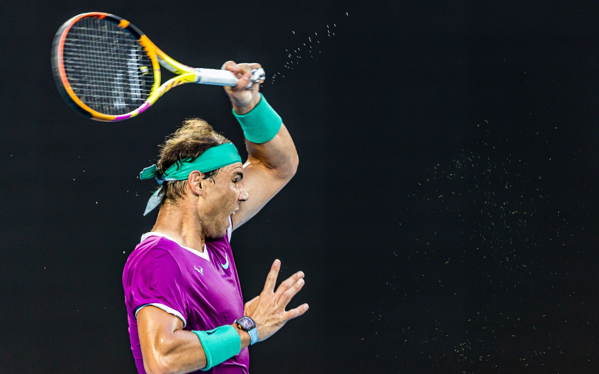 包含美国网球队碾压澳大利亚网球队，纳达尔高光表现的词条